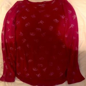 Mudd girl’s long sleeve mauve tunic.